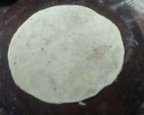 A picture of step 7 of Aloo-matar kulcha.