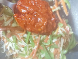 Vegetable szechuan spaghetti