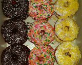 Foto langkah ke 9 dari resep Donat Sehat Buah Naga.