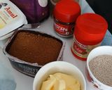 A picture of step 1 of Ragi Flour Cocoa Brownie with Mocha.