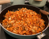 Foto del paso 6 de la receta: Berenjenas rellenas de batata, zanahoria y queso