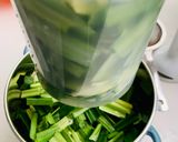 Hình bước làm 1 của món Xôi lá dứa muối mè