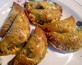 Foto del paso 8 de la receta: Empanadillas con pesto, mozzarella y tomate