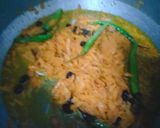 A picture of step 2 of Afghani pulao.