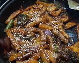A picture of step 6 of Honey chilli potato.
