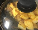 A picture of step 5 of Aloo Palak Bhaji.