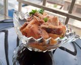 A picture of step 4 of Alu ki chaat.