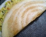 A picture of step 3 of Masala dosa.