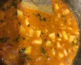 A picture of step 4 of Aloo ki sabzi-tomato gravy ke sath.