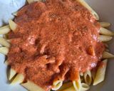 GYORS Paradicsomos-tejszínes-sajtos tésztaszósz recept fázis 5 fotója
