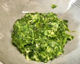 Foto del paso 1 de la receta: Albóndigas de calamar y espinacas con salsa de azafrán y cúrcuma