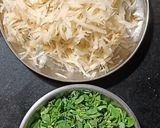 A picture of step 1 of Alu Methi Paratha.