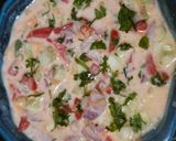 A picture of step 4 of Vegetables tadka raita.