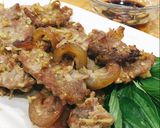 Hình bước làm 7 của món Thịt bê non nướng sả