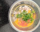 A picture of step 2 of Vegetable & Cheese Omelette.