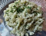 Foto del paso 3 de la receta: "Arroz 🍚🍛" de coliflor con cilantro😜🍱🥙