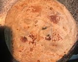 A picture of step 6 of Methi Malai Matar with lachha paratha.