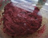 Gambar langkah 6 resipi Donat Red Velvet Susu.