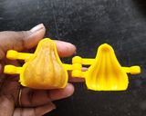 A picture of step 2 of Besan modak.