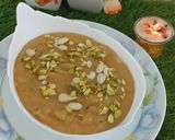A picture of step 5 of Caramel semolina halwa/ sooji ka halwa/festival with flavor.