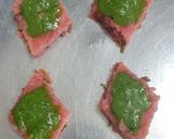 A picture of step 5 of Dhokla Bites.