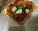 A picture of step 3 of Leftover roti sandwich.