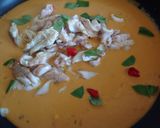 A picture of step 4 of Riccioli with Red Mullet and Trapanese Pesto.