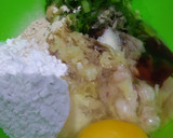 Foto langkah ke 3 dari resep Pangsit Goreng isi Ayam.