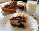 عکس مرحله 8 از دستور کیک موز دو رنگ