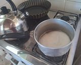 Foto del paso 2 de la receta: Torta invertida de duraznos pelones y banana🍌🍑