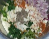 A picture of step 3 of Karhi pakore.