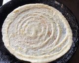 A picture of step 4 of Masala dosa.