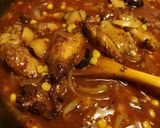 A picture of step 4 of Sweet spicy tomatoes sauce chicken wings.