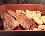 Foto del paso 10 de la receta: Costilla de cerdo al horno con guarnición de patatas