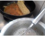 A picture of step 4 of Korean Egg Roll (Gyeran Mari).