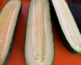 Foto del paso 1 de la receta: Pepinos rellenos de atún