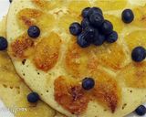 A picture of step 6 of Pancake with orange sauce.