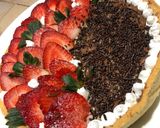 Foto del paso 1 de la receta: Pie de yogurt con fresas y chocolate