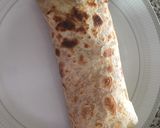 A picture of step 5 of Burrito with Potato and Egg Stew.