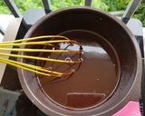 รูปขั้นตอนการทำที่ 3 ของ Chocolate mirror glaze cake keto