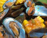 Foto langkah ke 3 dari resep 32. Kerang Ijo Saus Padang 🌶🌶.