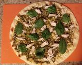 A picture of step 5 of Pesto Flatbread Pizza.