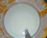 A picture of step 1 of Coconut pancakes.