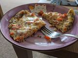 Deep based red pepper and red onion omelette #newcookschallenge