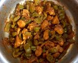 A picture of step 9 of Boneless chicken with shimla mirch 🍗🫑🫑🌶️🧅.