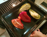 Foto del paso 1 de la receta: Berenjenas y pimientos rellenos