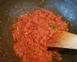 A picture of step 4 of Mushroom Curry.
