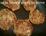 A picture of step 4 of Awadhi chana dal and kathal ke kabab.