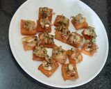 ब्रेड टोस्ट चाट (bread toast chaat recipe in Hindi) रेसिपी चरण 4 फोटो