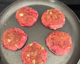 A picture of step 4 of Soft Melt in mouth Beetroot Paneer Kebabs.